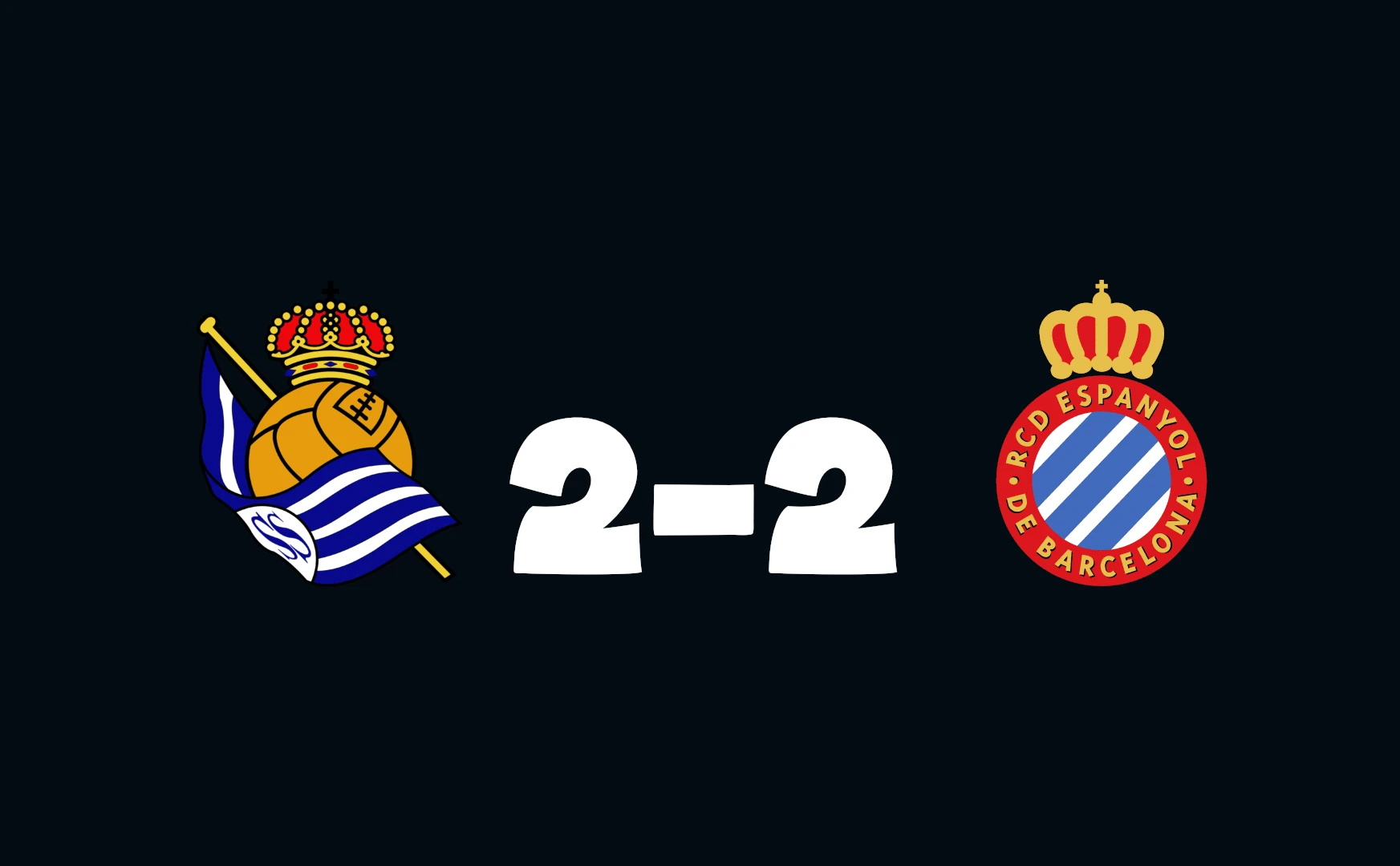 Real Sociedad 2-2 Espanyol