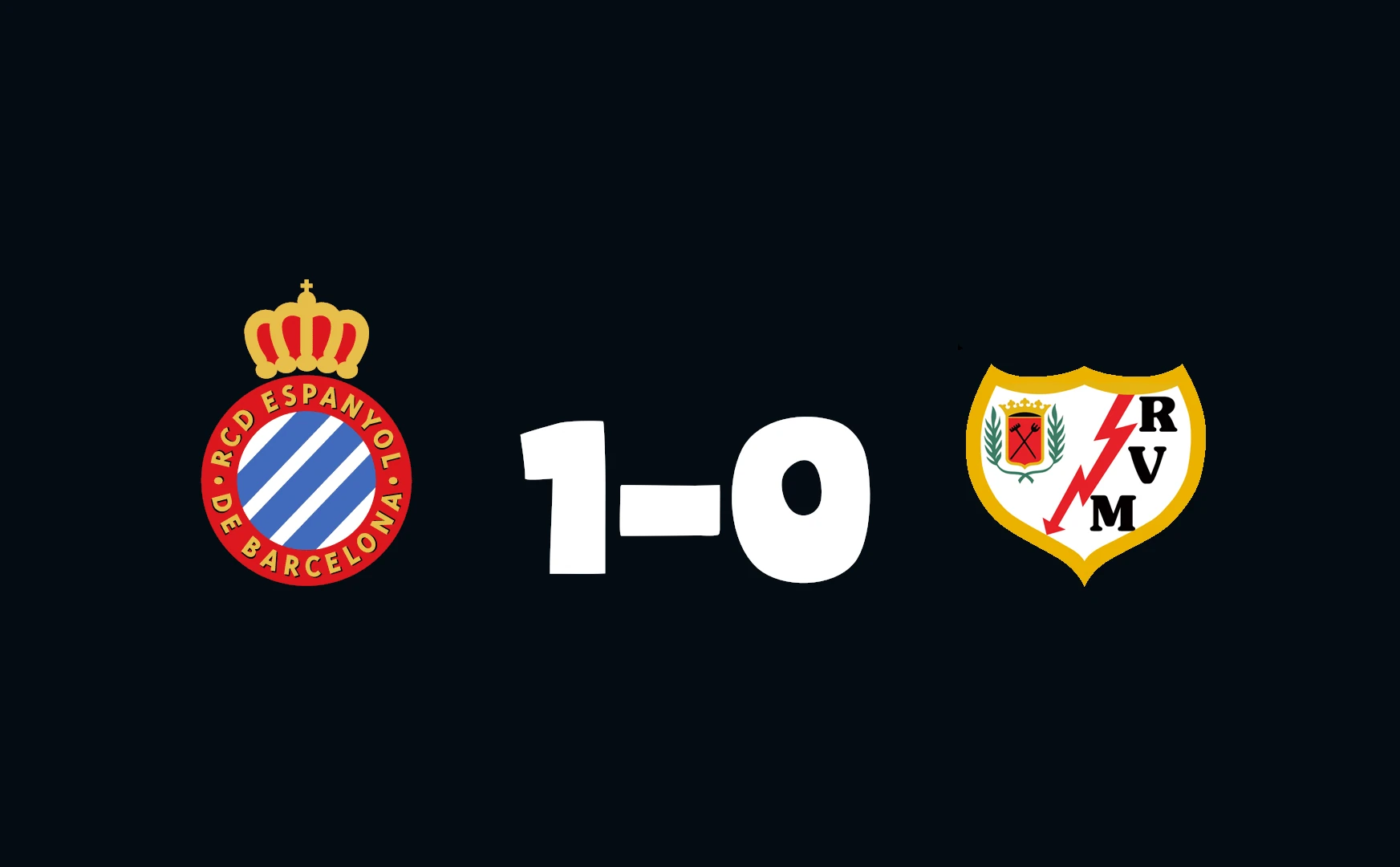 Espanyol 1-0 Rayo
