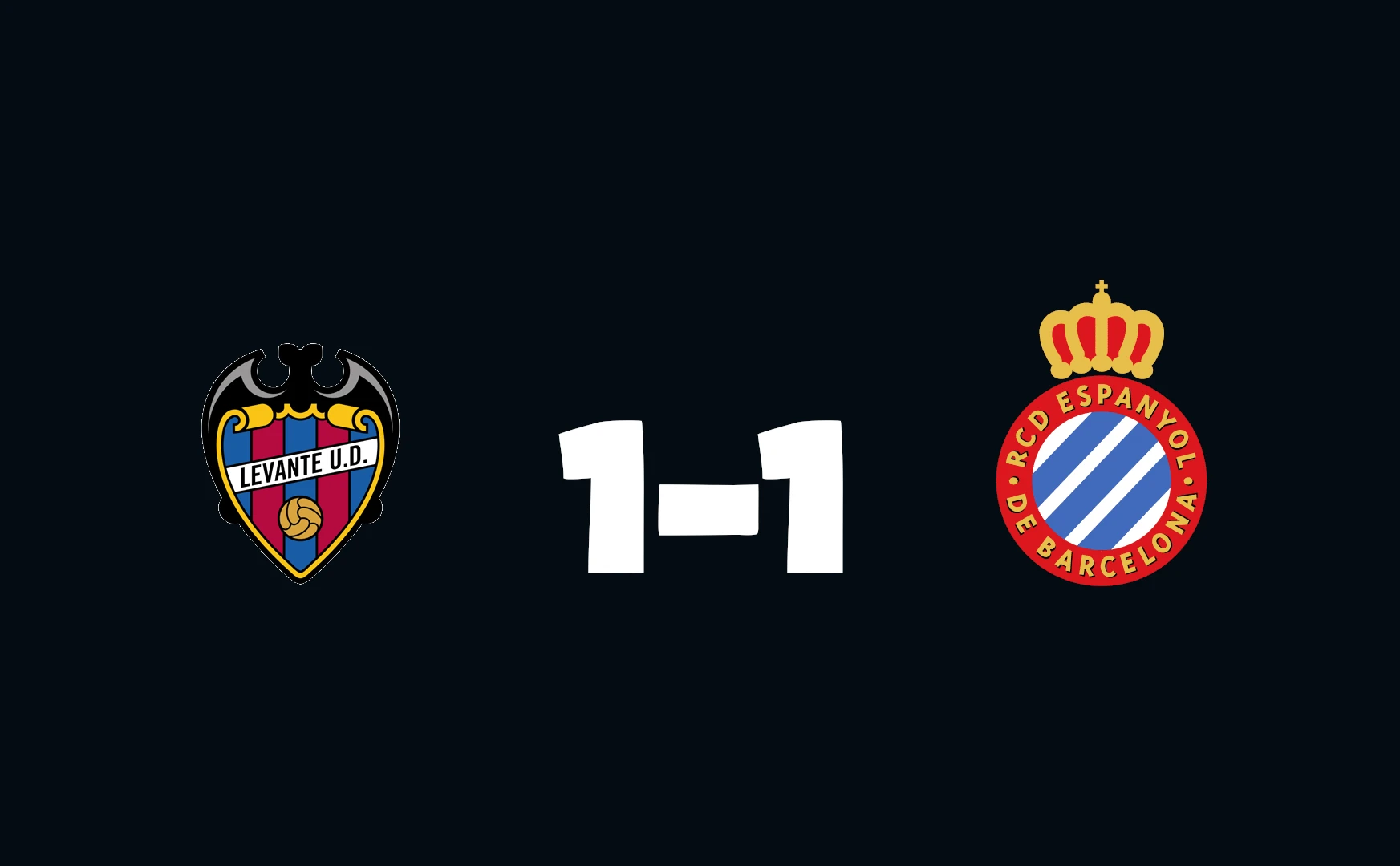 Levante 1-1 Espanyol