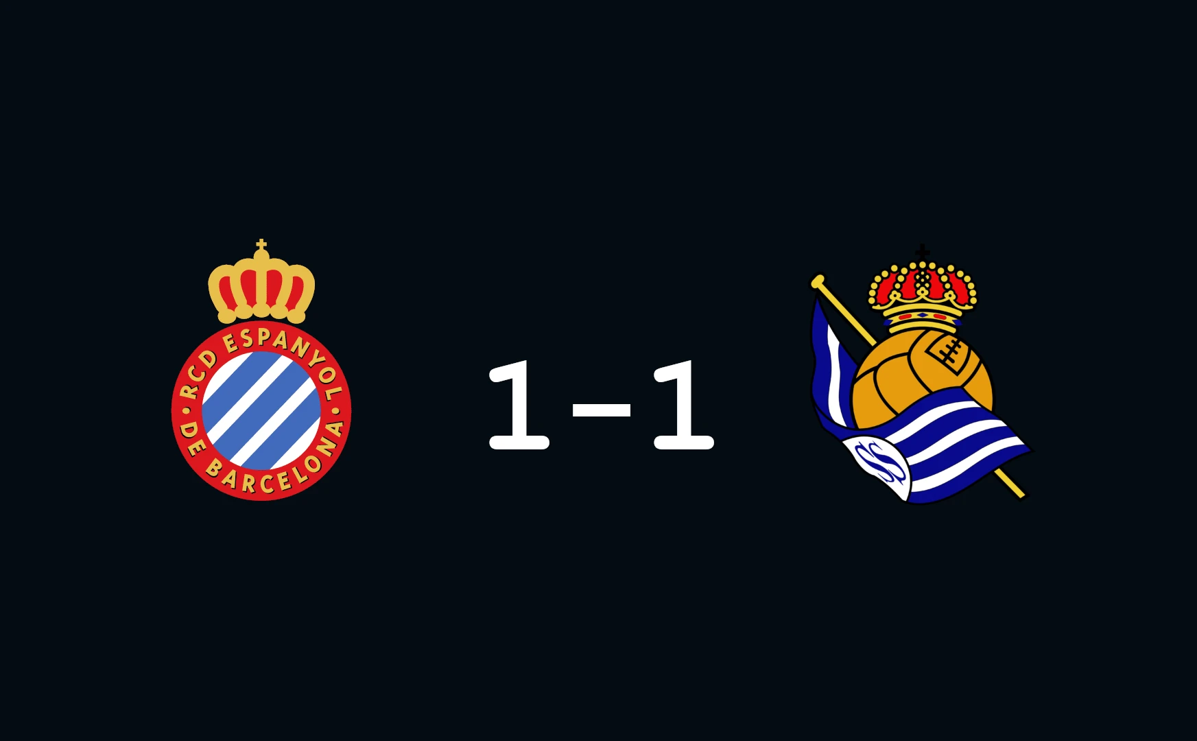 Espanyol 1 - 1 Real Sociedad