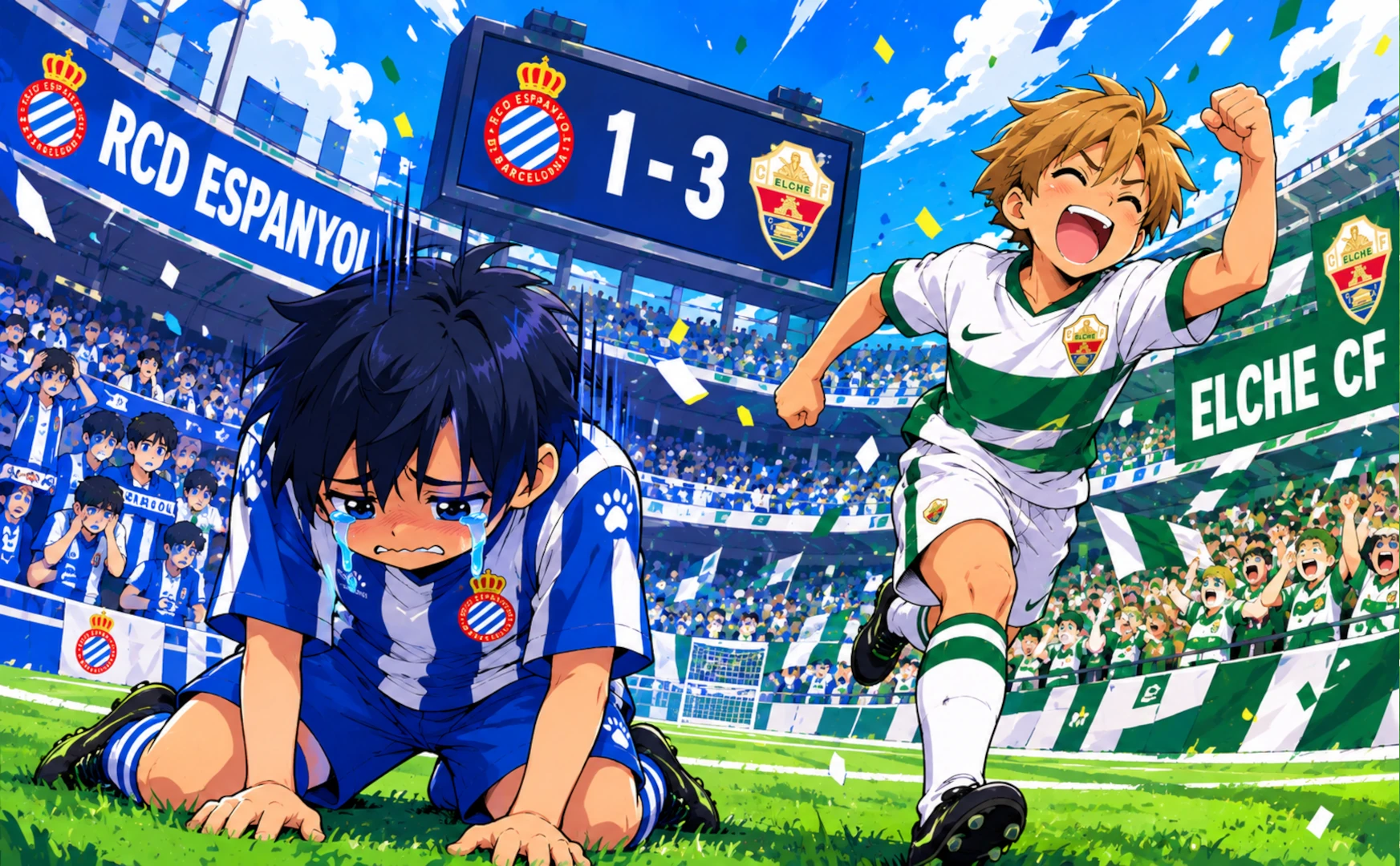 RCD Espanyol 1 - 3 Elche