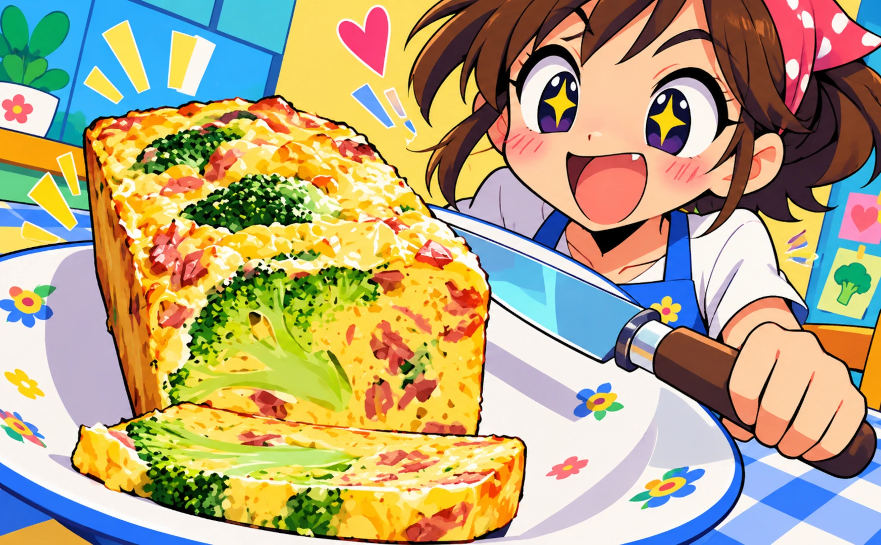 Pastel de brocoli