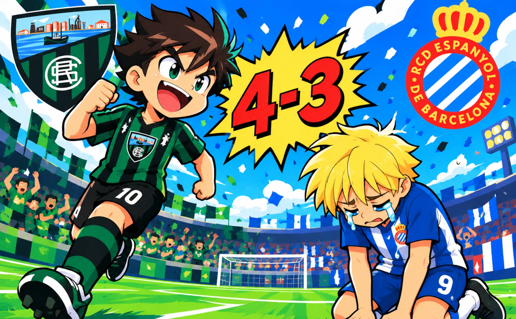 Sestao 4 - 3 Espanyol